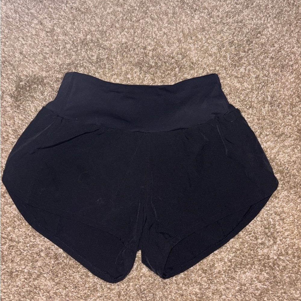The Gym People Black High Waisted Running Shorts Size XS